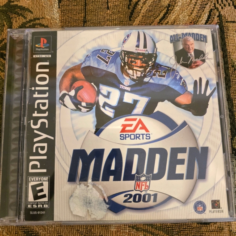 Madden NFL 2001 PlayStation Game like new